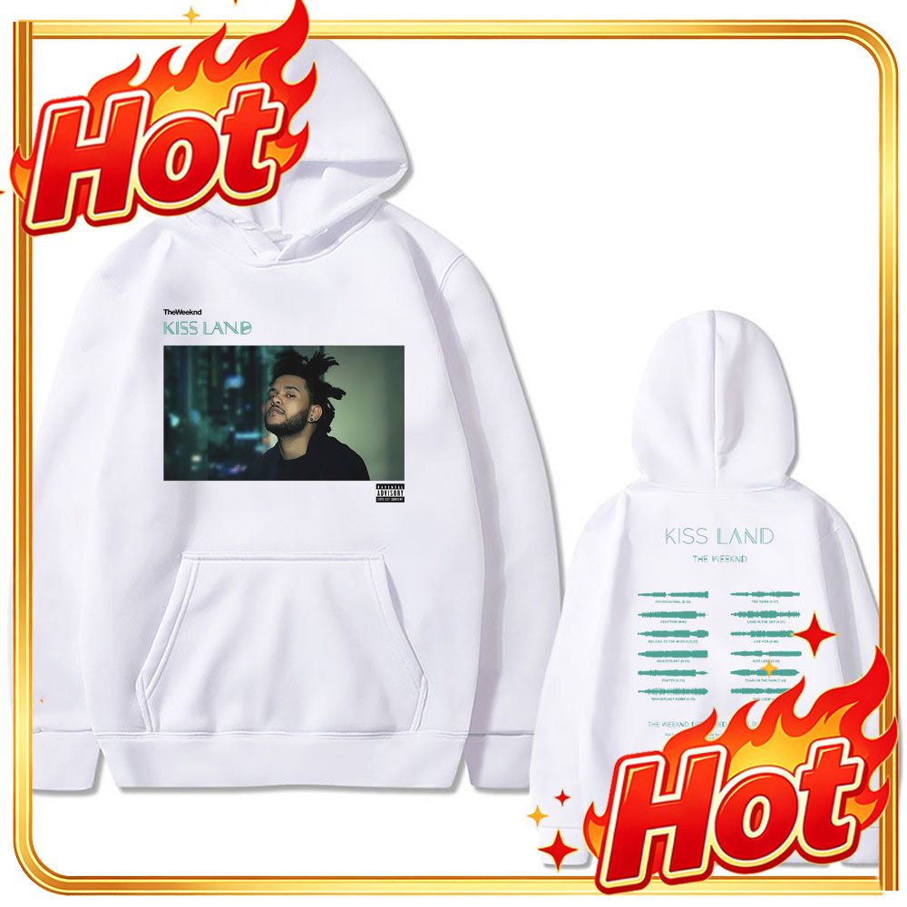 Mens Fashion Clothes - Weeknd Kiss Land Dwustronny nadruk męska