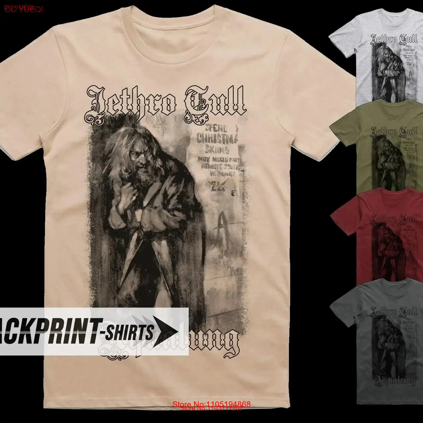 Poster Men Fashion - Koszulka Jethro Tull Aqualung V1 z