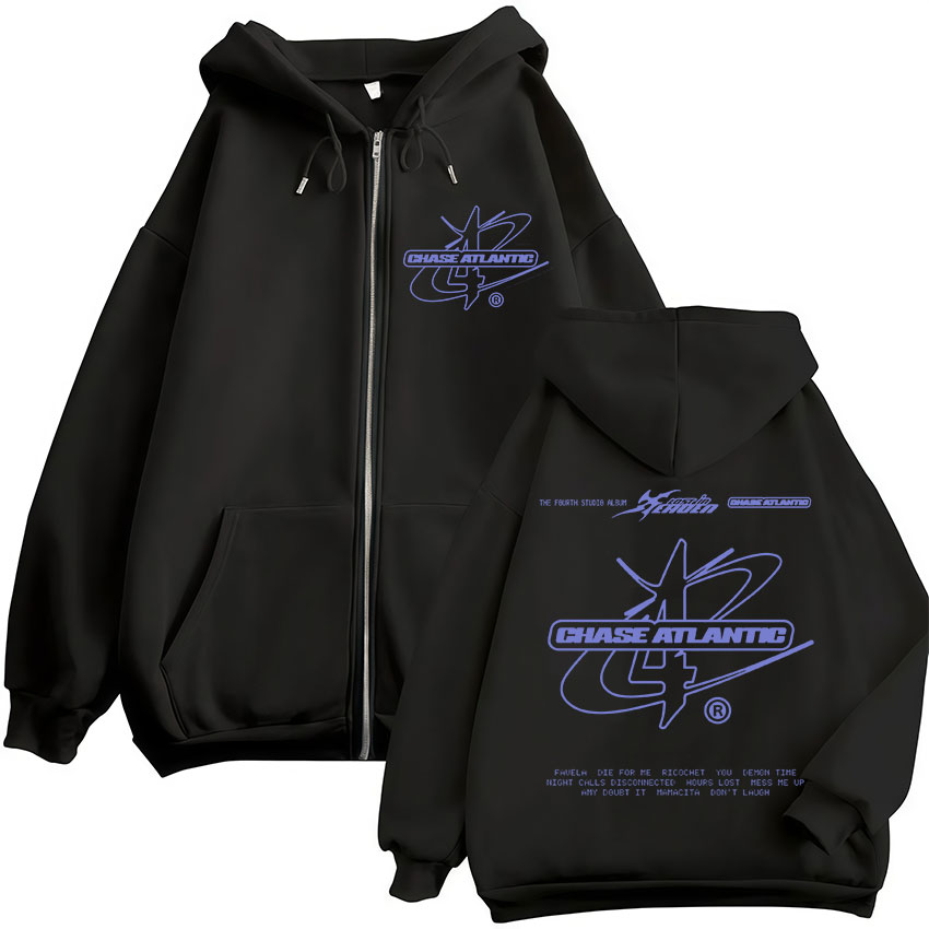 Bluza z kapturem na zamek Rock – Mens Fashion Zip Up Hoodies recenzja i cena
