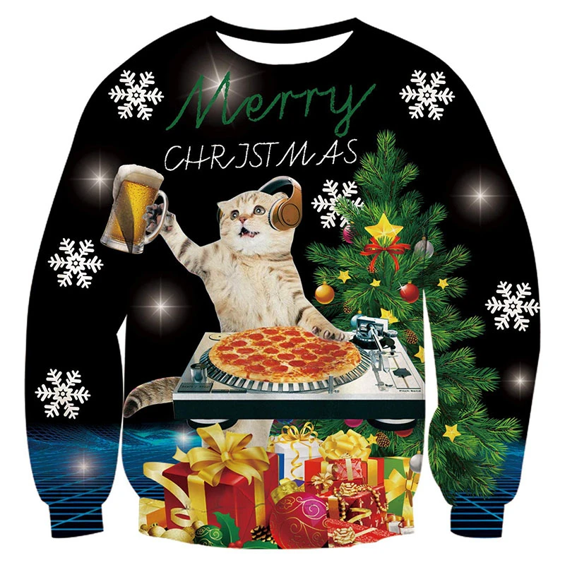 Śmieszny sweter z motywem kozł – Mens Fashion Clothes recenzja i cena