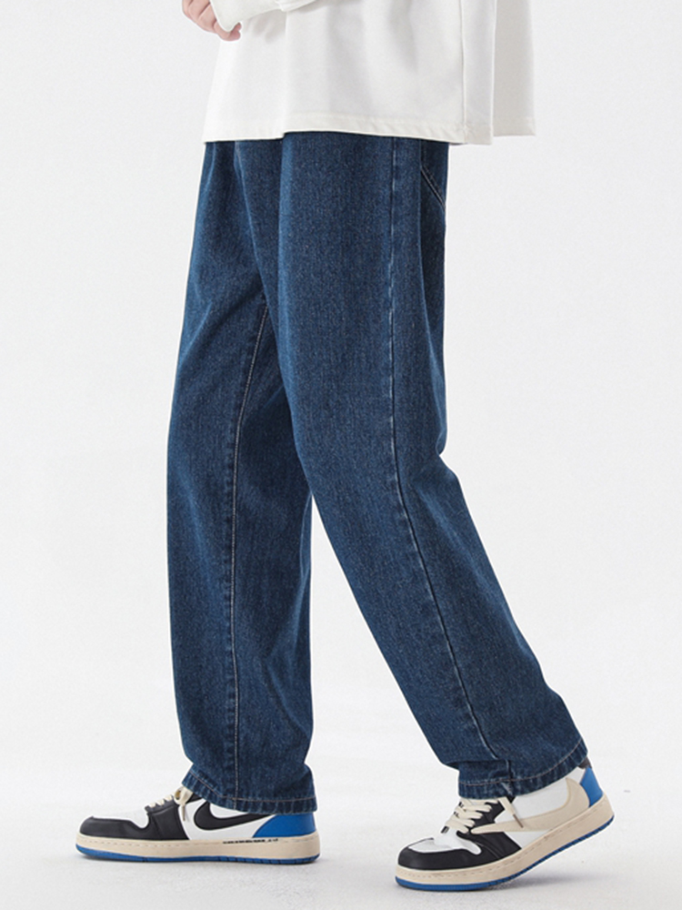 2023 Nowa koreańska moda męska – Men'S Fashion Grey Jeans recenzja i cena