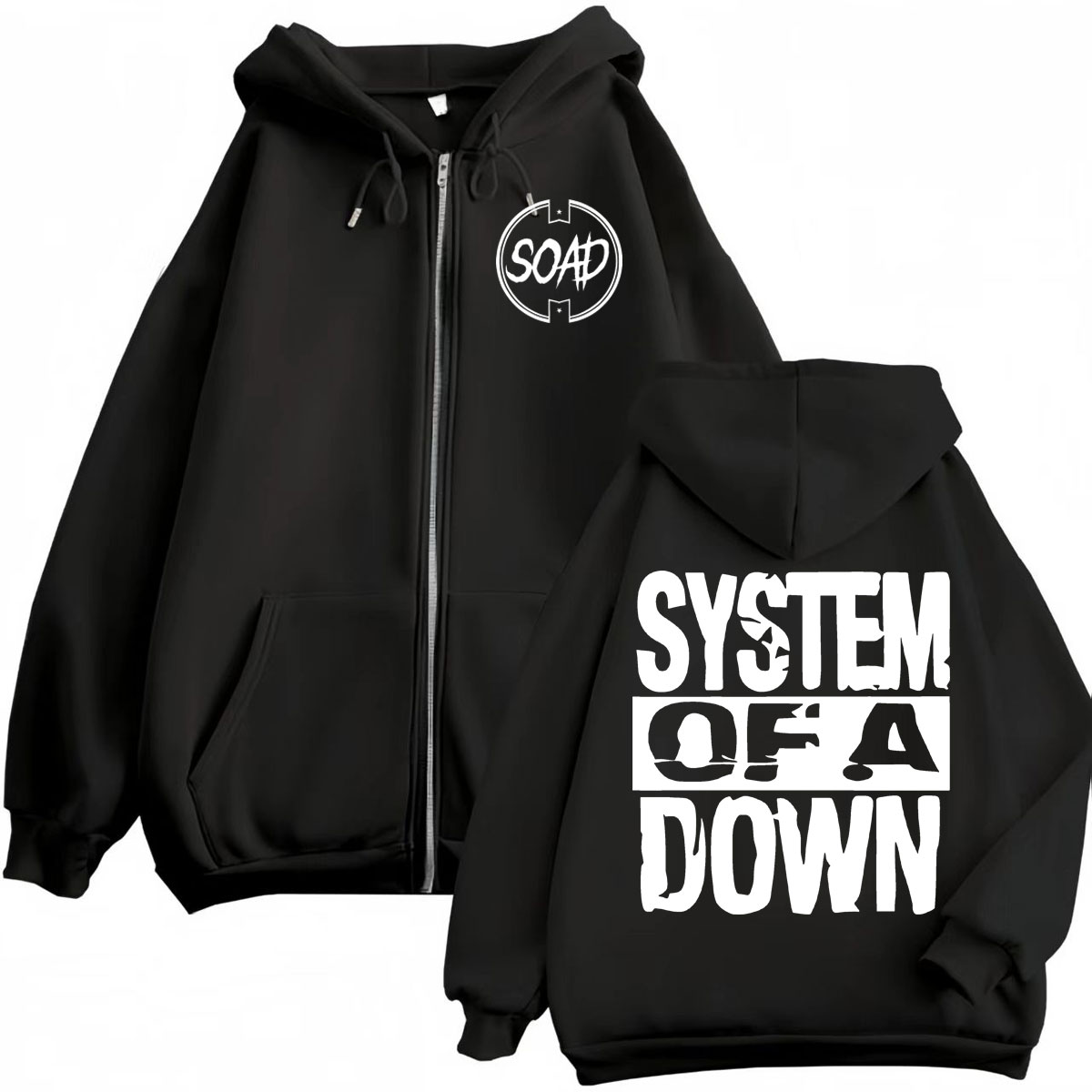 Bluza z kapturem na zamek z na – Mens Fashion Zip Up Hoodies recenzja i cena