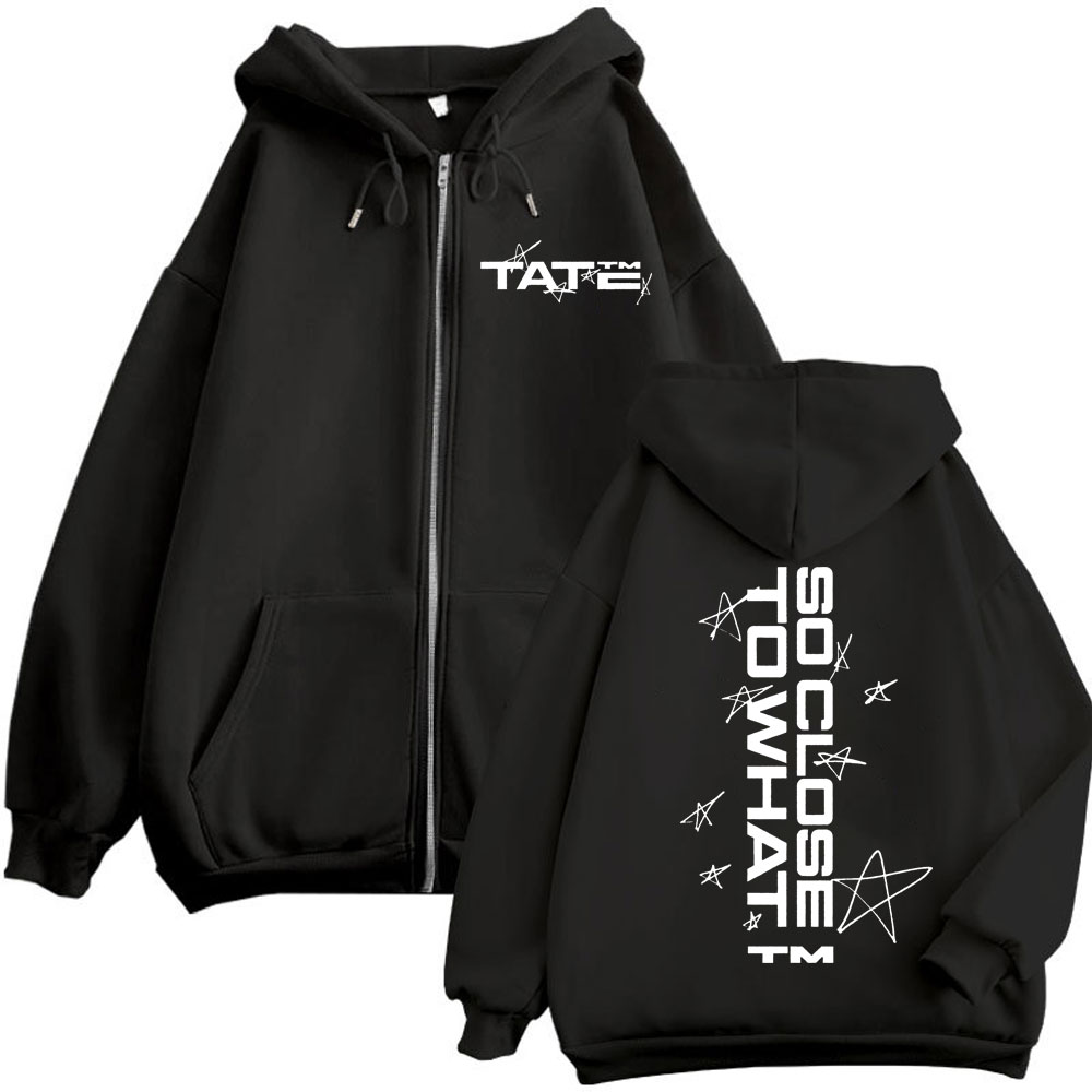 Bluza z kapturem Tate McRae So – Mens Fashion Zip Up Hoodies recenzja i cena