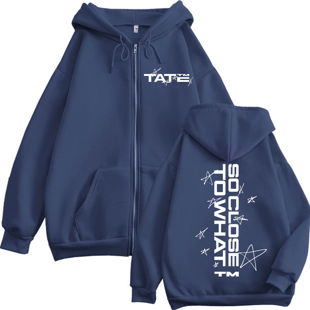 Bluza z kapturem Tate McRae So – Mens Fashion Zip Up Hoodies recenzja i cena