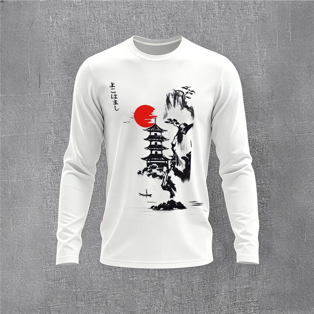 Męska koszulka z długim rękawe – Men'S Fashion T Shirts recenzja i cena