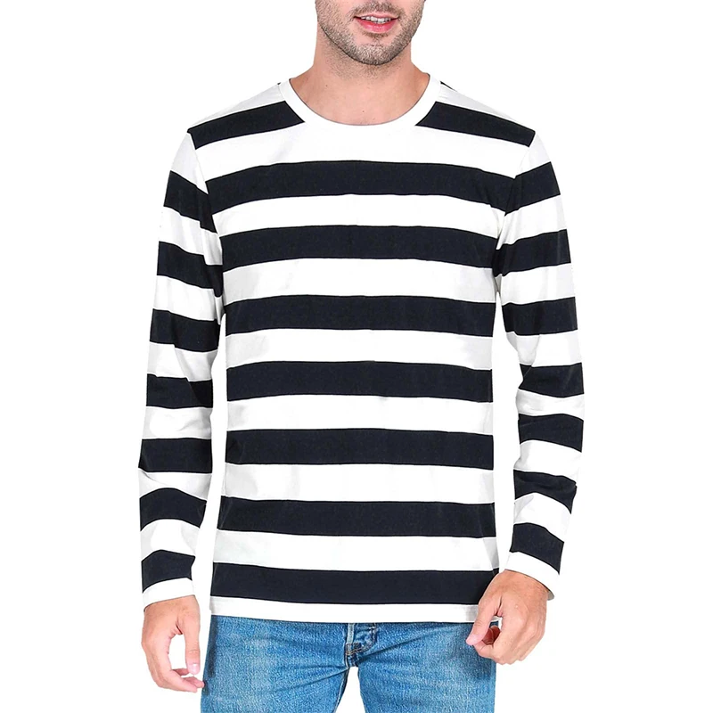 Modna koszulka męska z długim  – Men'S Fashion T Shirts recenzja i cena