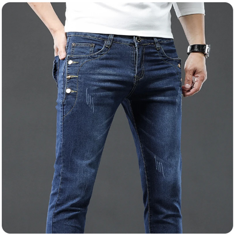 Klasyczne, wąskie, modne w sty – Men'S Fashion Grey Jeans recenzja i cena