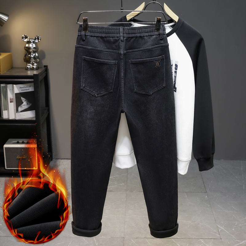 Męskie zimowe nowe dżinsy pola – Men'S Fashion Grey Jeans recenzja i cena