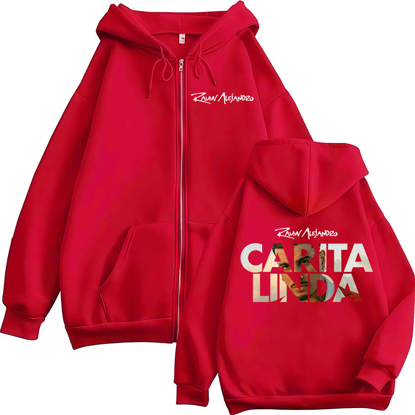 Rauw Alejandro Carita Linda 20 – Mens Fashion Zip Up Hoodies recenzja i cena